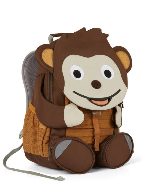 Rugzak Affenzahn Bruin large friends AFZ-FAL2 ander zicht 2